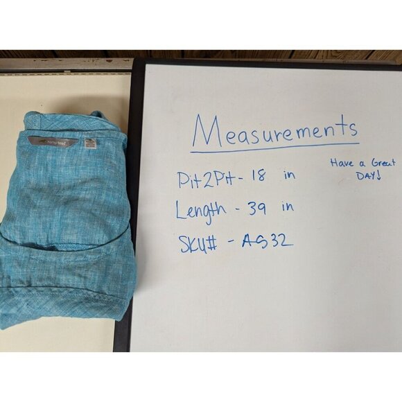 Horny Toad & Co S 100% Linen Scoop Neck Sleeveless Knee Length Dress Outdoors - Picture 10 of 10